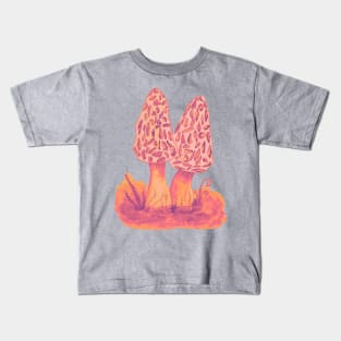 Fascinating Morel Mushroom - Morchella Esculenta Kids T-Shirt